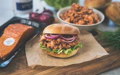 Pulled lax med BBQ